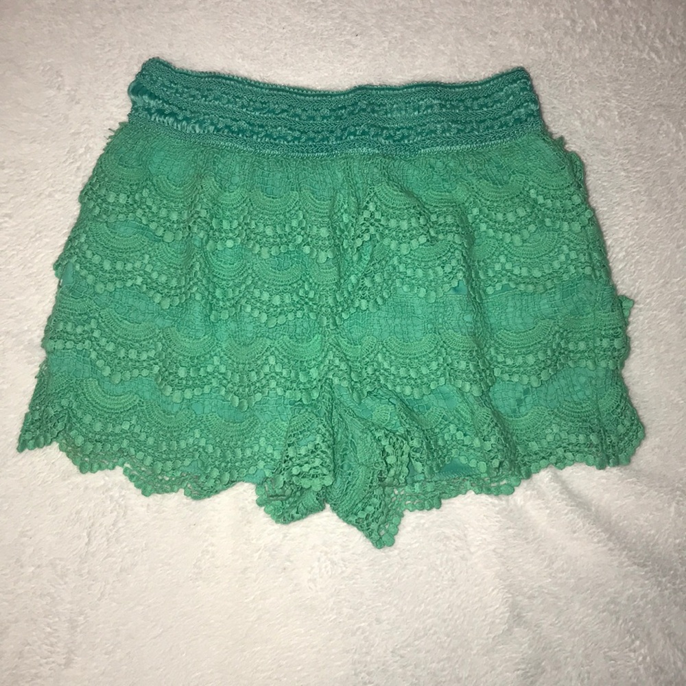 Turquoise skort